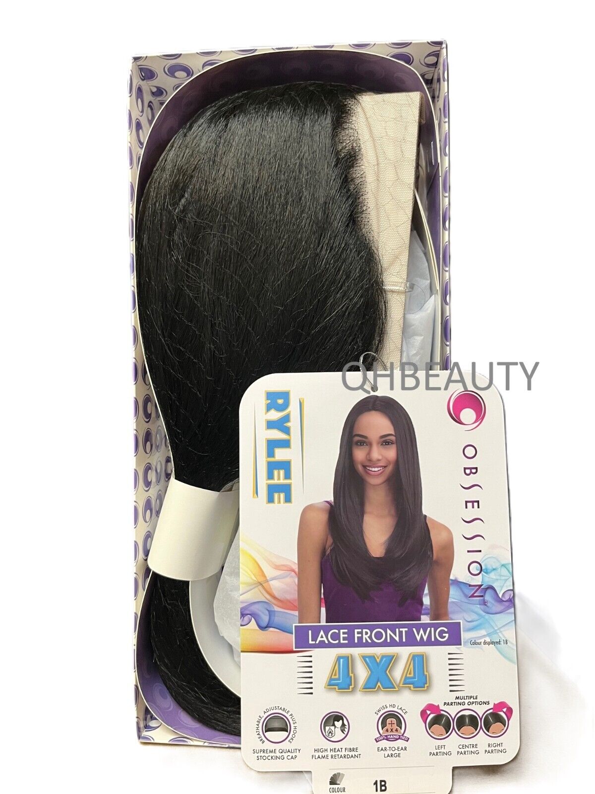 Obsession Synthetic Swiss HD 4x4 Lace Front Free Part Layered Hair Wig - RYLEE