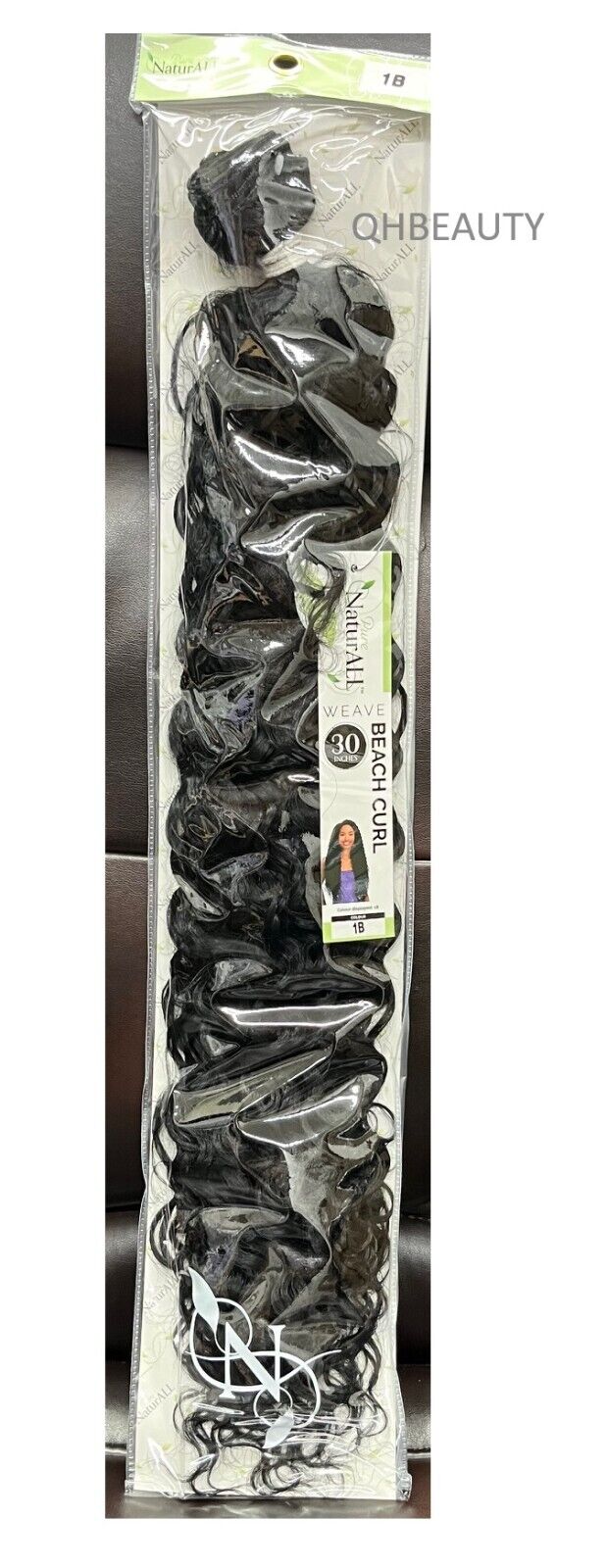 NaturALL SYNTHETIC LONG CURLY HAIR EXTENSION WEAVE -BEACH CURL 30 INCHES
