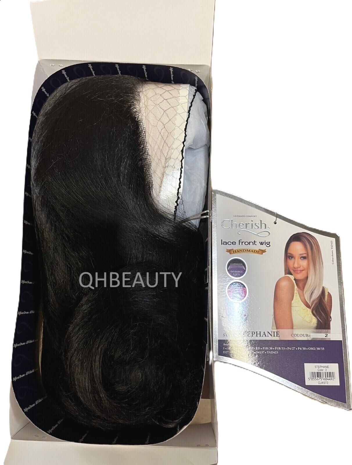 Cherish synthetic Curly Lace Front Long Straight Hair Wig - Stephanie