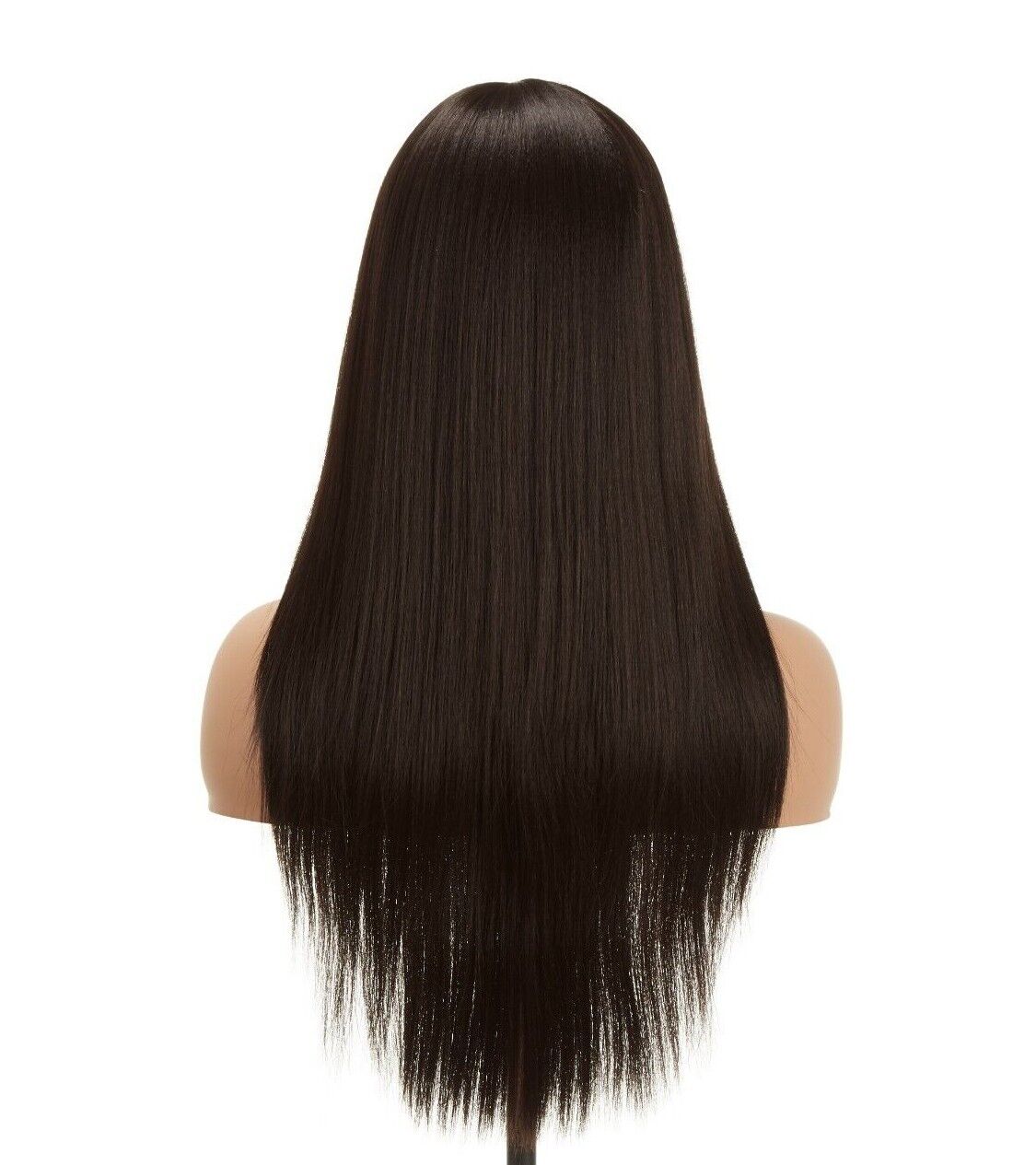 Impression Synthetic Hand Made Long Straight Bangs Hair Wig Alexandra