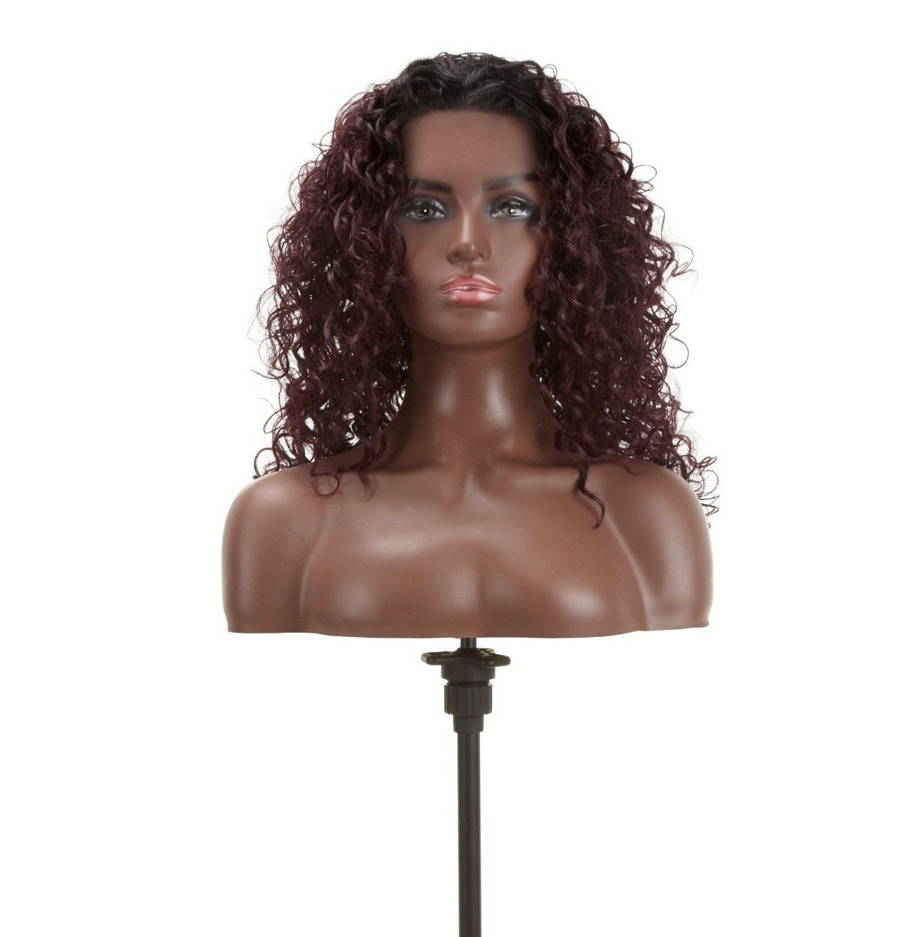 Impression Synthetic Natural Hair Line Long Curly Lace L Part Hair Wig - Emma