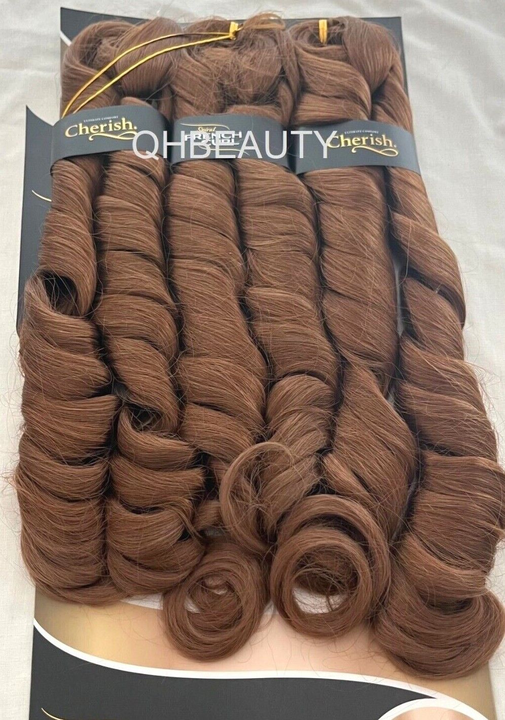 CHERISH SYNTHETIC CURLY HAIR EXTENSION BRAID - 3 x SPIRAL FRENCH CURL 28 INCHES
