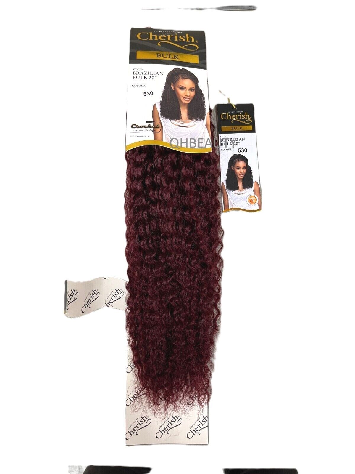 Cherish Synthetic Crochet Braid Curly Hair Extension Style - Brazilian Bulk 20"