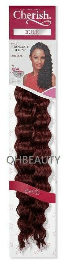 CHERISH SYNTHETIC LONG CURLY HAIR EXTENSION CROCHET BRAIDS - ADORABLE 24 inch