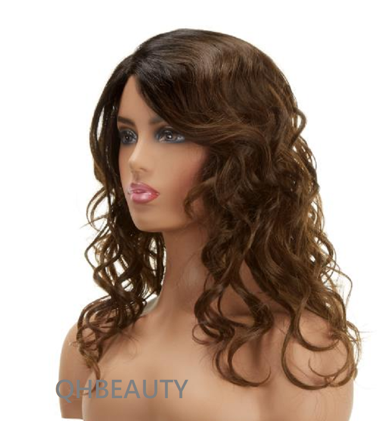 Impression Synthetic Invisible Part Lace Front Long Curly Hair Wig Alexis