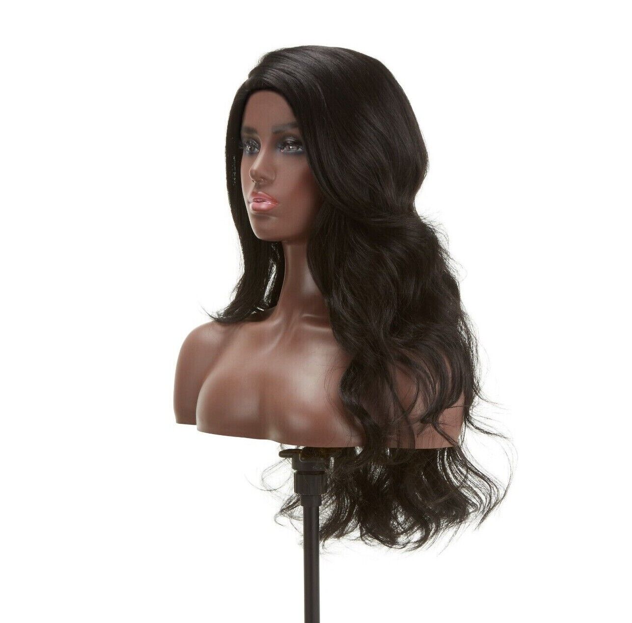 Impression Synthetic Invisible L Part Lace Curly Long Hair Wig - Daisy