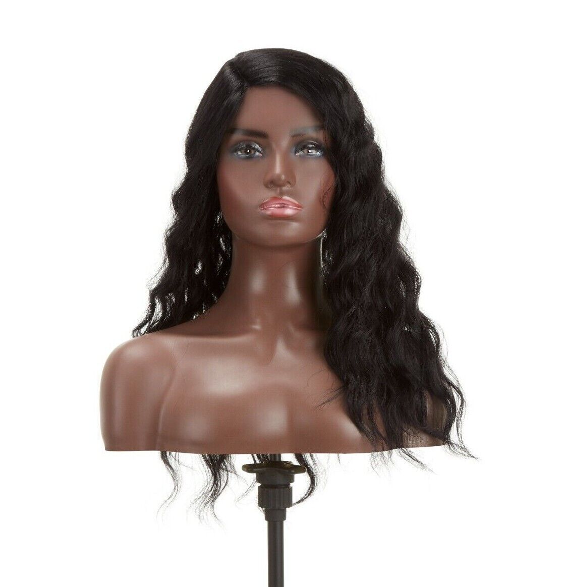 Impression Synthetic Invisible L Part Lace Curly Hair Wig - Alicia