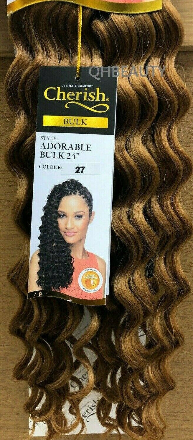 CHERISH SYNTHETIC LONG CURLY HAIR EXTENSION CROCHET BRAIDS - ADORABLE 24 inch