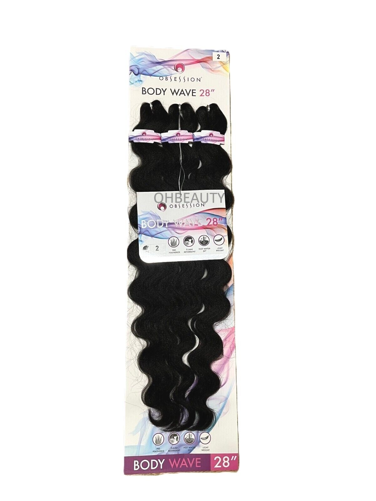 Obsession Synthetic Pre-Stretched Curly Braid Hair Extension - BODY WAVE 28 INCH