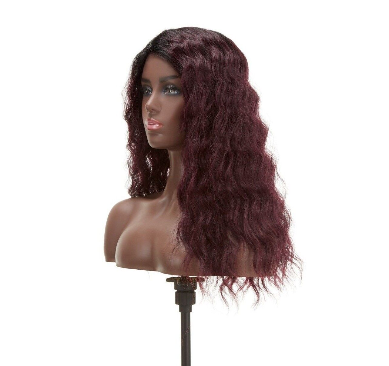 Impression Synthetic Invisible L Part Lace Curly Hair Wig - Alicia