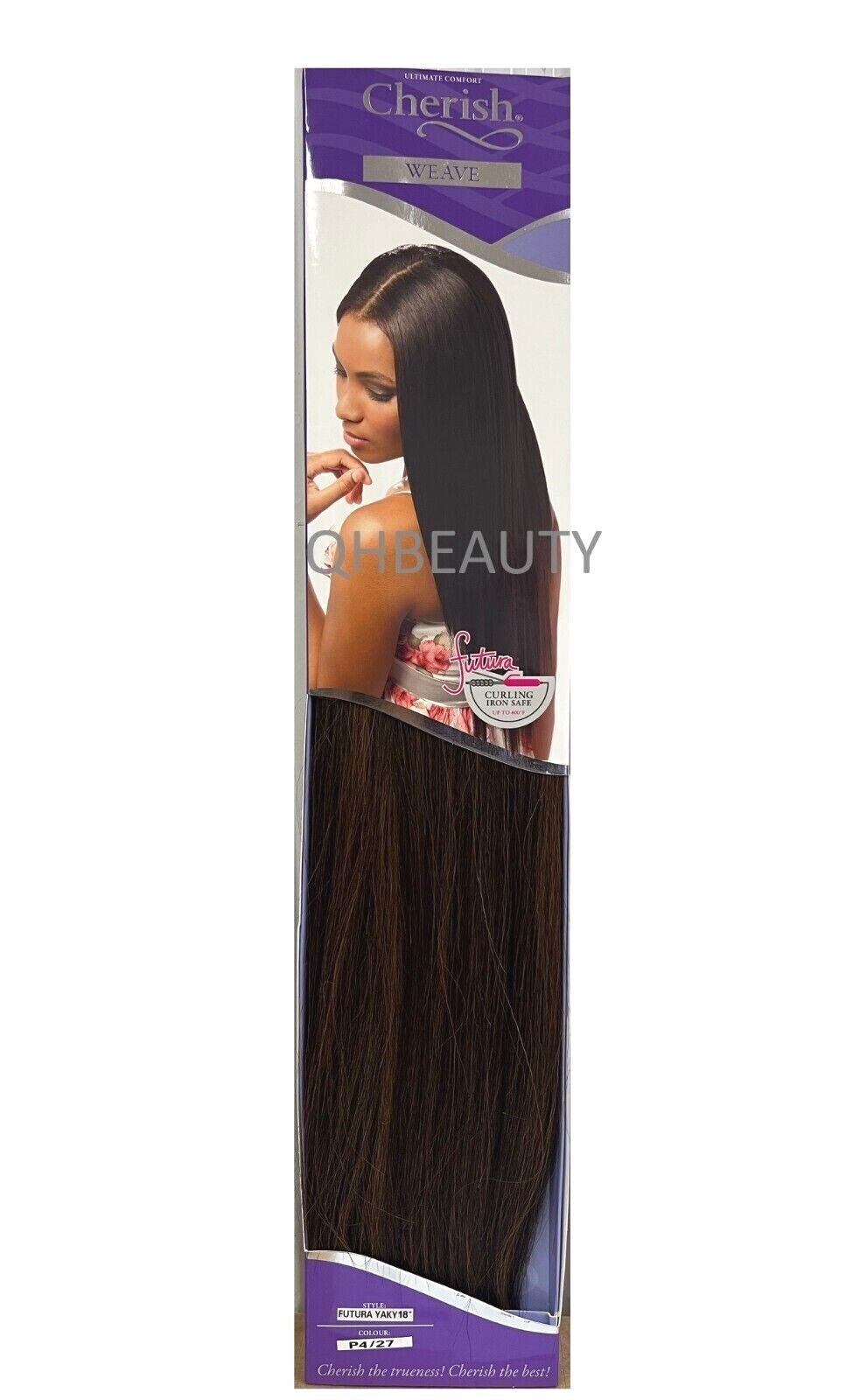 CHERISH SYNTHETIC LONG YAKI HAIR EXTENSION WEAVE - FUTURA YAKY 14 & 18 INCH