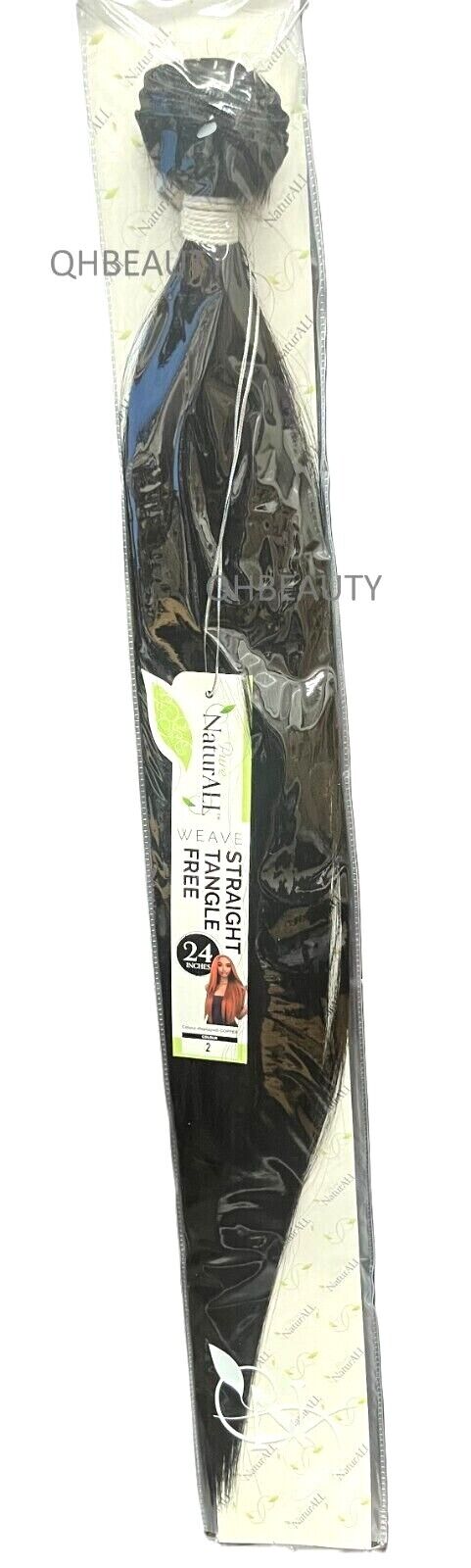 NaturALL SYNTHETIC LONG HAIR EXTENSION WEAVE - STRAIGHT TANGLE FREE 24 INCHES