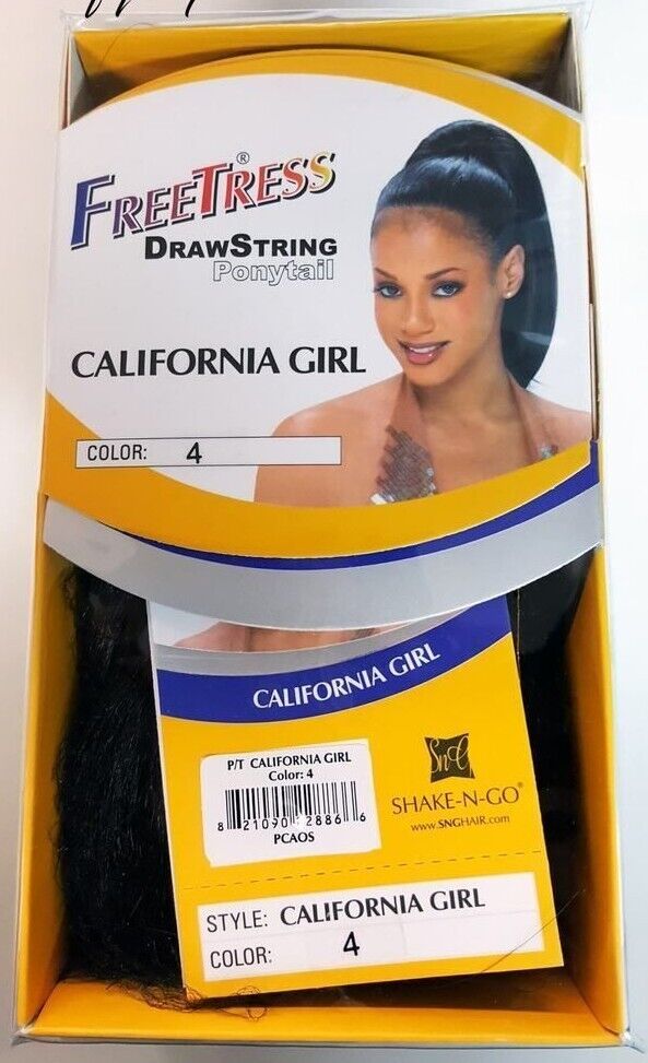 SNG FREETRESS EQUAL SYNTHETIC DRAWSTRING BOUNCY HAIR PONYTAIL- CALIFORNIA GIRL