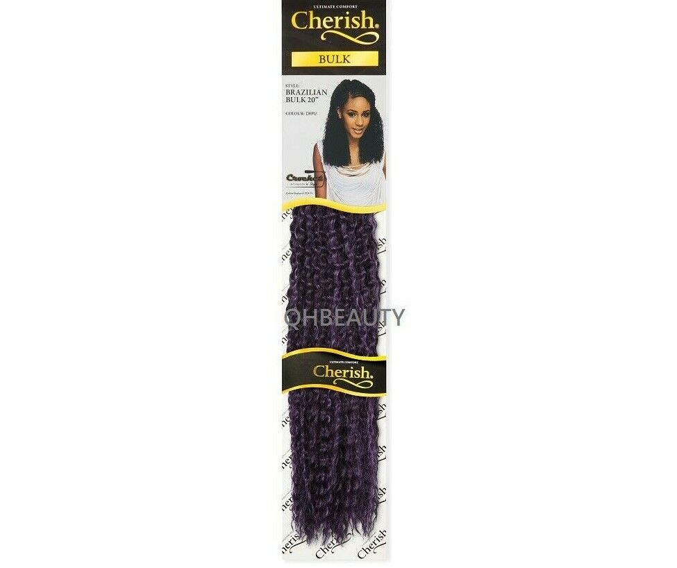 Cherish Synthetic Crochet Braid Curly Hair Extension Style - Brazilian Bulk 20"
