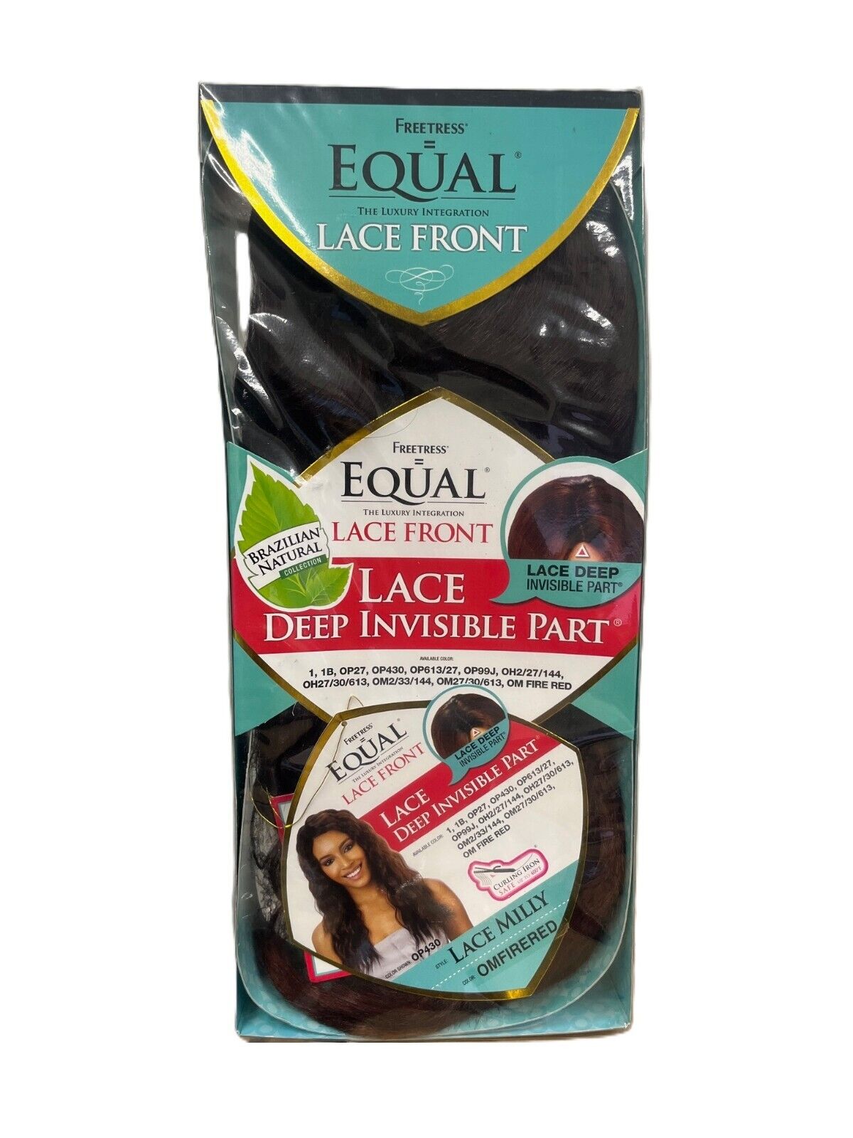 Freetress Equal Brazilian Natural Lace Front Invisible Part Hair Wig Lace Milly