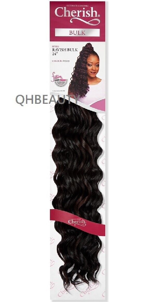 CHERISH SYNTHETIC CROCHET LONG CURLY HAIR EXTENSION BRAIDS - RAVISH 24 inch