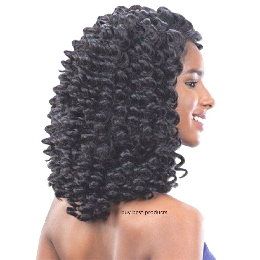 Freetress Equal Wand Curl Synthetic Curly Lace Front Hair Wig - Bubble Wand