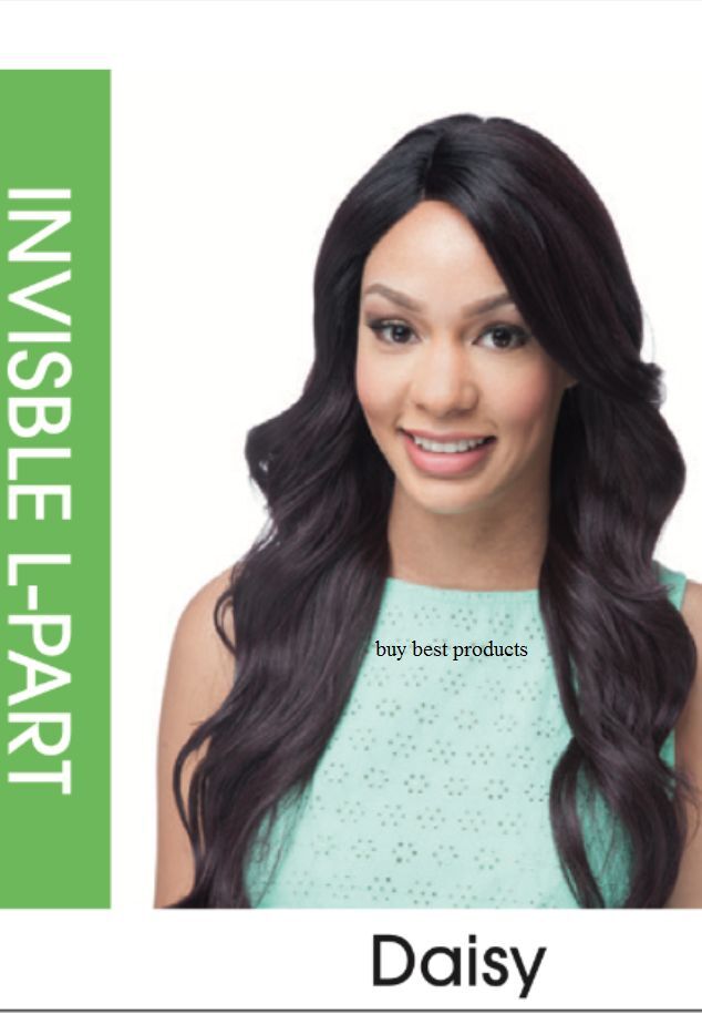 Impression Synthetic Invisible L Part Lace Curly Long Hair Wig - Daisy
