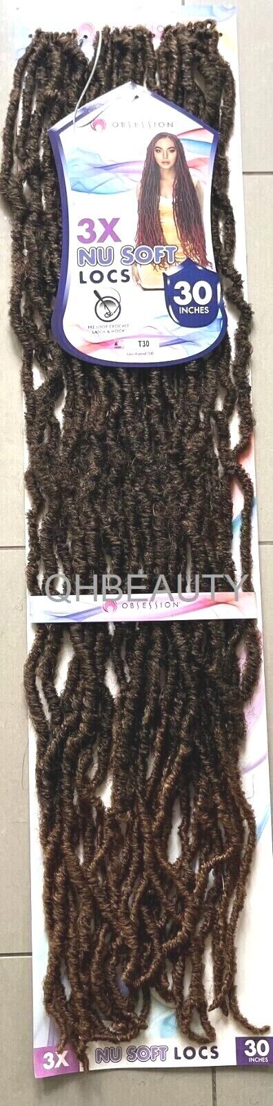 Obsession Synthetic Crochet Pre Looped Braid Hair Extension - NU SOFT LOCS 30''
