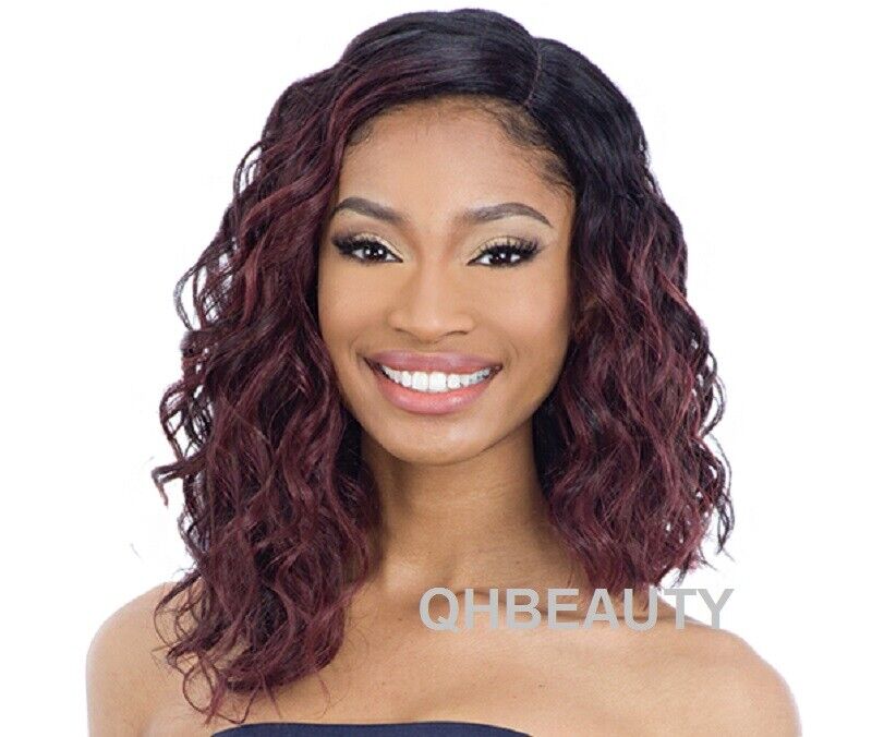 FREETRESS EQUAL SYNTHETIC HAIR 5 INCH LACE PART SHORT CURLY HAIR WIG - VAVA