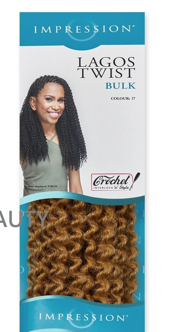 IMPRESSION SYNTHETIC HAIR EXTENSION BRAIDS - LAGOS TWIST BULK