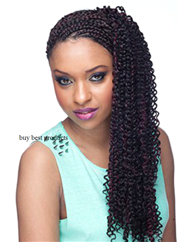 CHERISH SYNTHETIC CROCHET CURLY HAIR EXTENSION BRAID - BOHEMIAN BULK 20 INCH