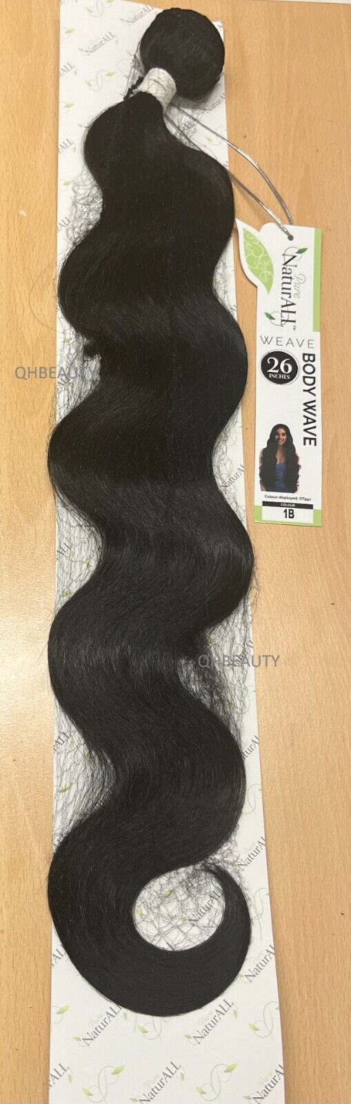 NaturALL SYNTHETIC LONG CURLY HAIR EXTENSION WEAVE -BODY WAVE 26 INCHES