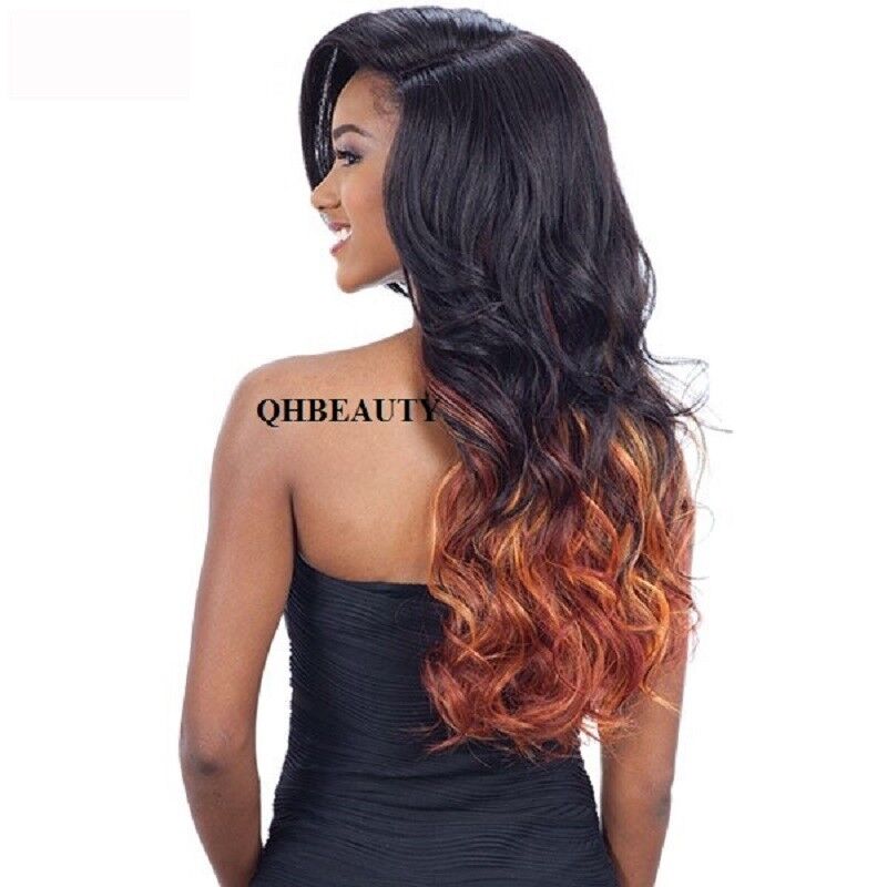 FREETRESS EQUAL SYNTHETIC 5 INCH LACE PART VOLUME LONG CURLY STYLE HAIR WIG VINA