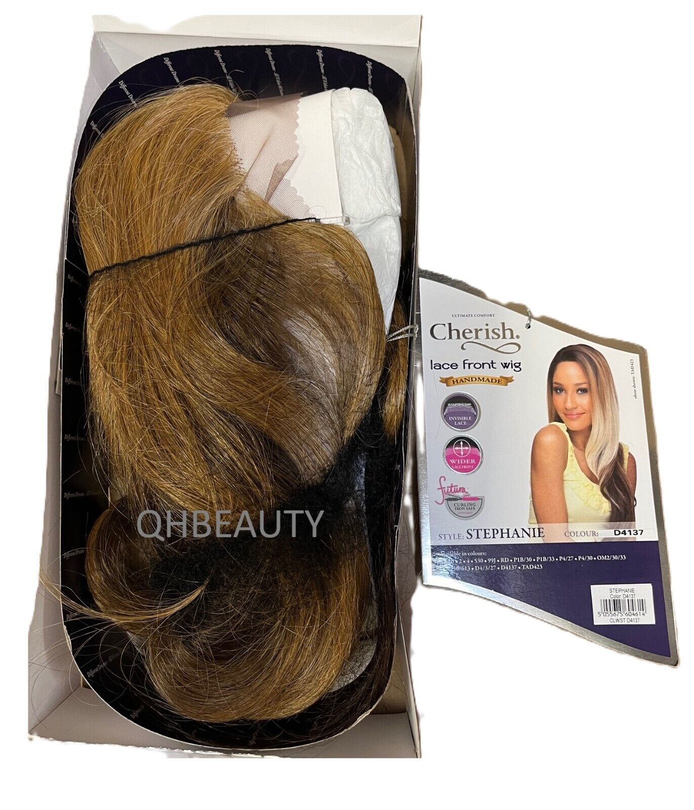 Cherish synthetic Curly Lace Front Long Straight Hair Wig - Stephanie