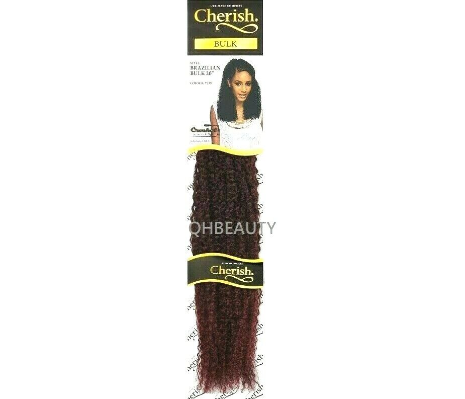 Cherish Synthetic Crochet Braid Curly Hair Extension Style - Brazilian Bulk 20"