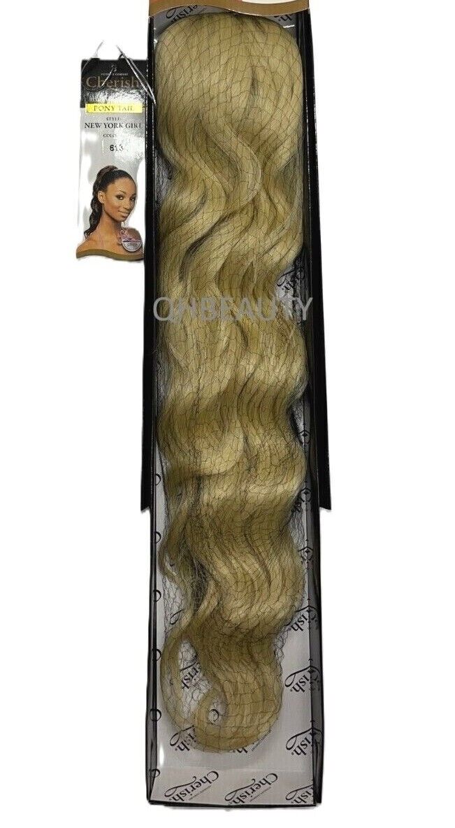 Cherish Synthetic Drawstring Long Curly Hair Extension Ponytail - New York Girl
