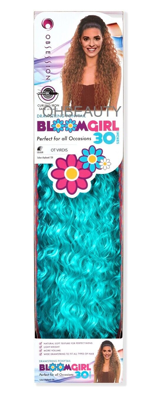 OBSESSION SYNTHETIC DRAWSTRING CURLY LONG HAIR PONYTAIL - BLOOM GIRL 20'' 30''