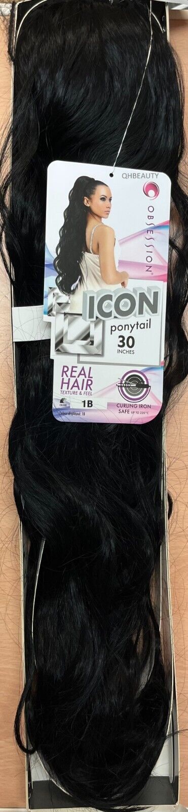 OBSESSION SYNTHETIC DRAWSTRING LONG HAIR PONYTAIL - ICON 30"