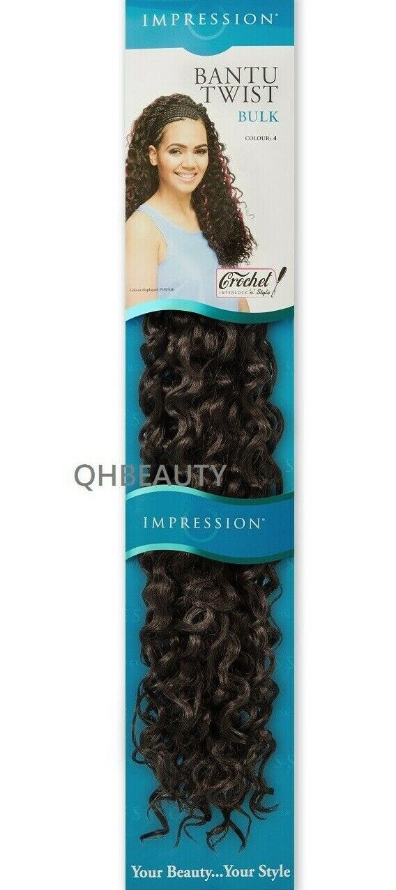 IMPRESSION SYNTHETIC CROCHET BRAIDS HAIR EXTENSIONS - BANTU TWIST BULK