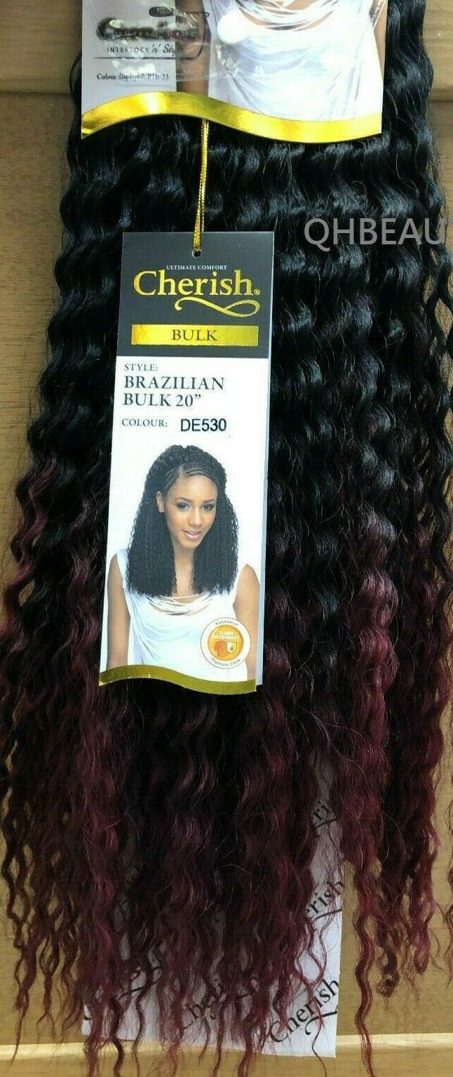 Cherish Synthetic Crochet Braid Curly Hair Extension Style - Brazilian Bulk 20"