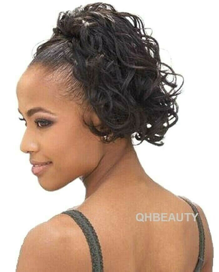 Shake-N-Go FreeTress Synthetic Drawstring Curly Short Hair PonyTail - Ivy