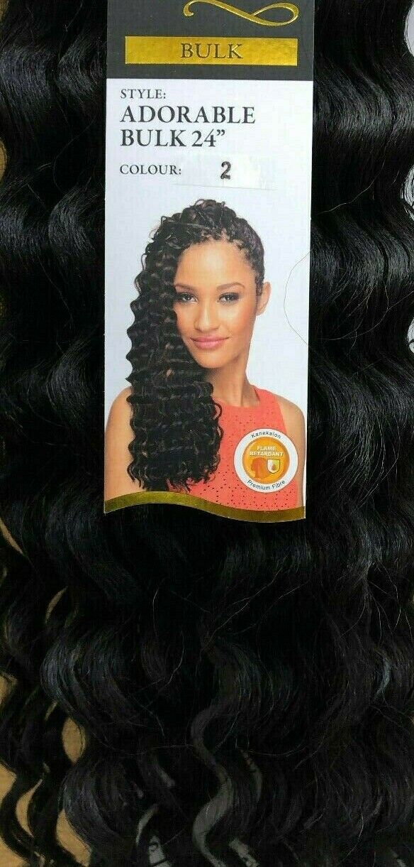 CHERISH SYNTHETIC LONG CURLY HAIR EXTENSION CROCHET BRAIDS - ADORABLE 24 inch