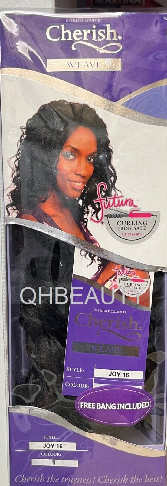CHERISH SYNTHETIC LONG LOOSE CURL HAIR EXTENSION CURLY WEAVE - JOY 16 INCHES