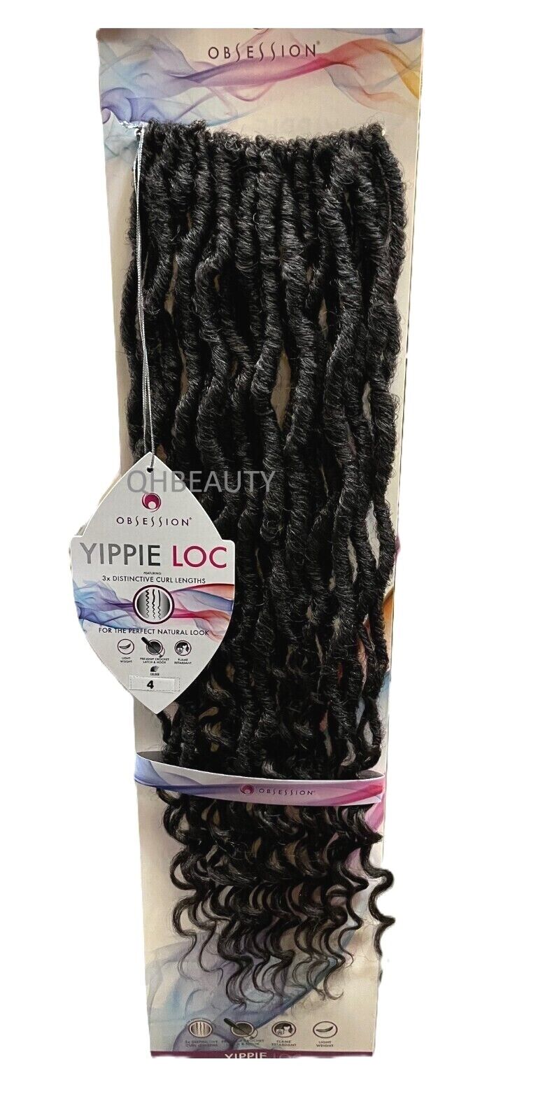Obsession Synthetic Crochet Long Curly Braid Hair Extension - Yippie Loc