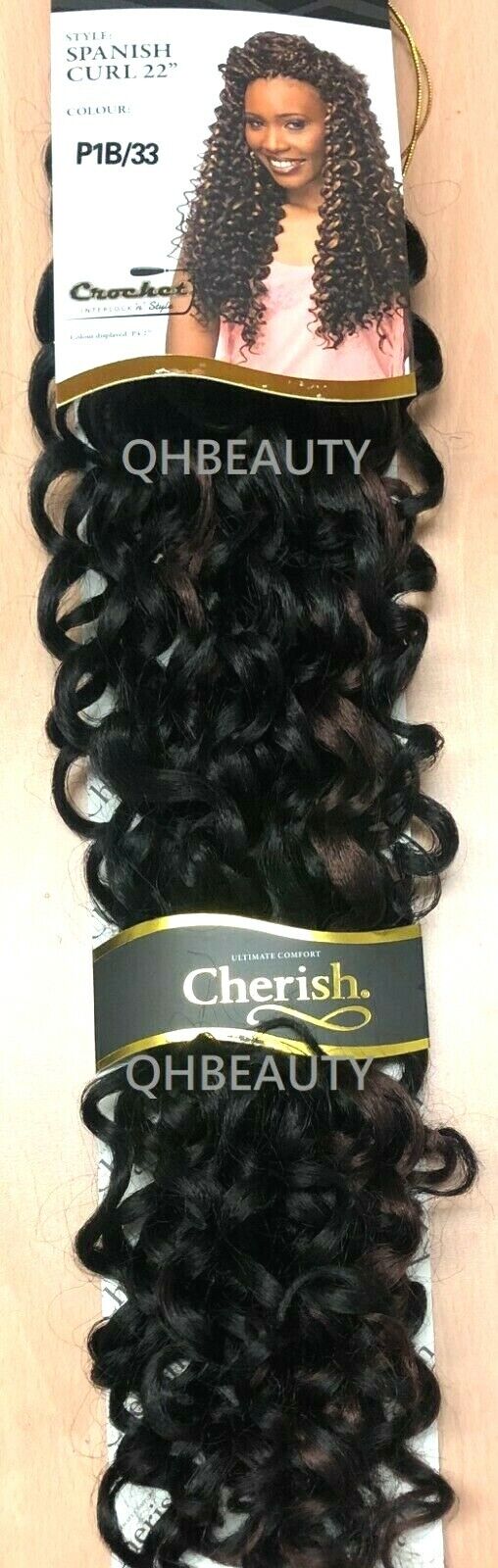 Cherish Bulk Synthetic Long Curly Hair Extension Braid - Spanish Curl 22 Inch