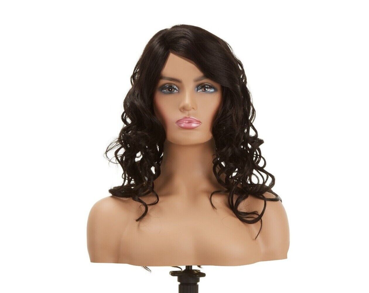 Impression Synthetic Invisible Part Lace Front Long Curly Hair Wig Alexis