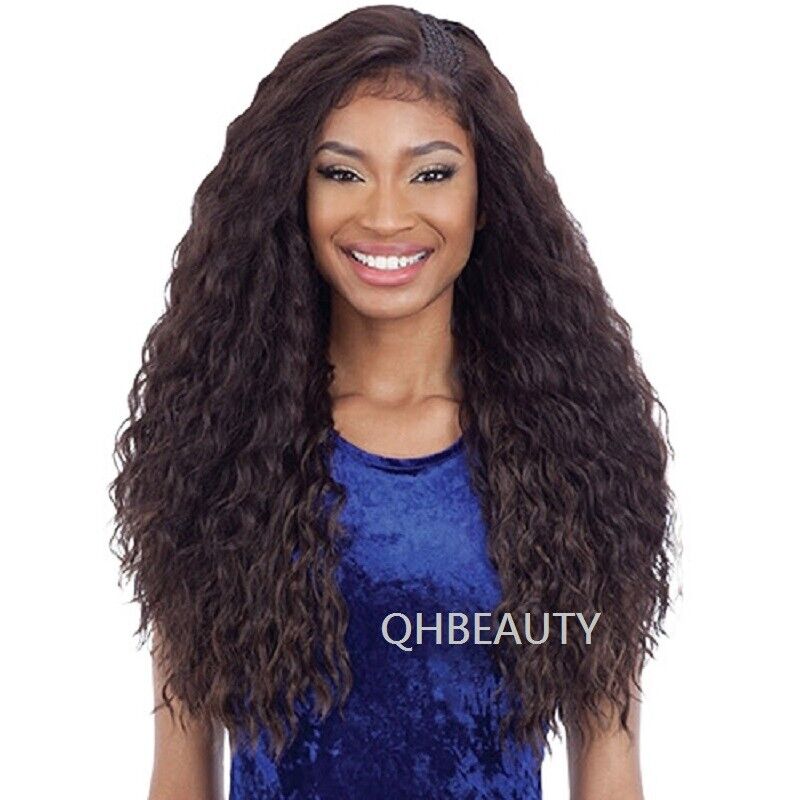 FREETRESS EQUAL SYNTHETIC PREMIUM BRAIDED EDGE LACE FRONT LONG HAIR WIG- BLW 001