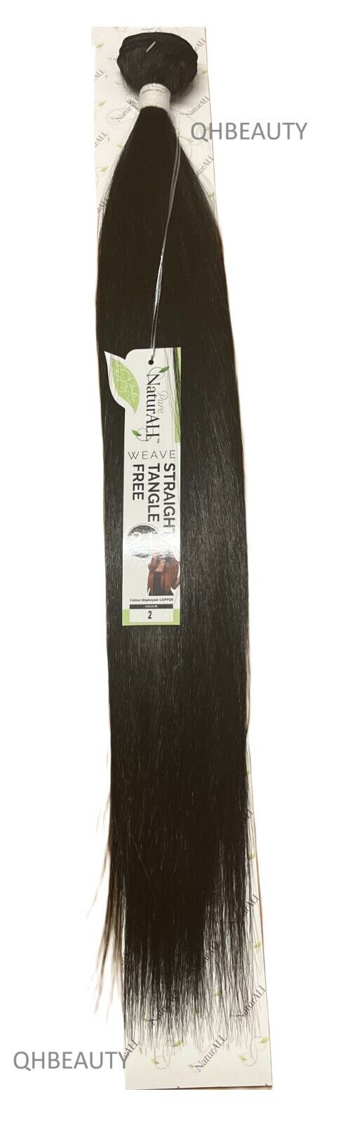 NaturALL SYNTHETIC LONG HAIR EXTENSION WEAVE - STRAIGHT TANGLE FREE 24 INCHES