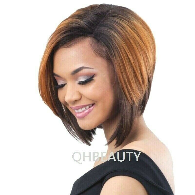 FREETRESS EQUAL SYNTHETIC 5 INCH LACE PART SHORT STRAIGHT HAIR WIG - VASHANTI