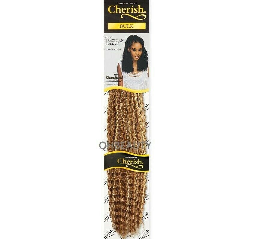 Cherish Synthetic Crochet Braid Curly Hair Extension Style - Brazilian Bulk 20"