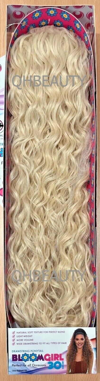 OBSESSION SYNTHETIC DRAWSTRING CURLY LONG HAIR PONYTAIL - BLOOM GIRL 20'' 30''