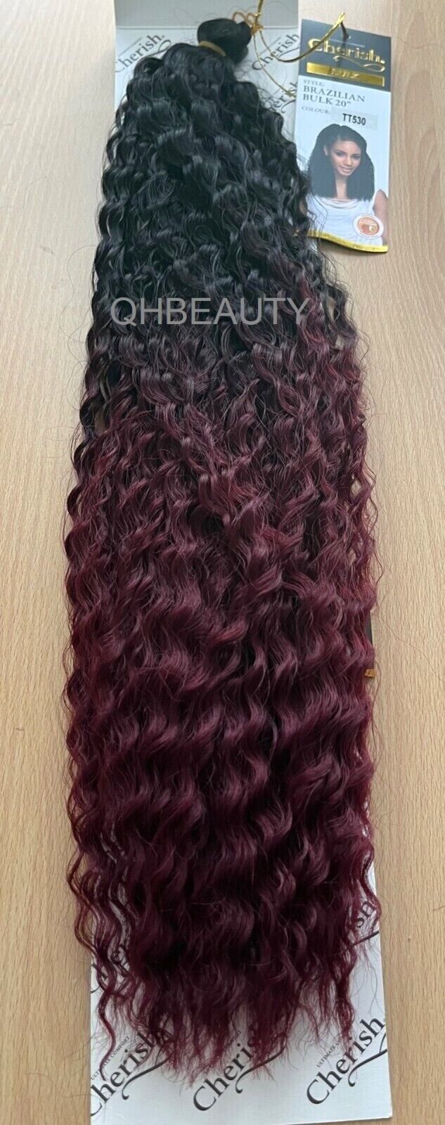 Cherish Synthetic Crochet Braid Curly Hair Extension Style - Brazilian Bulk 20"