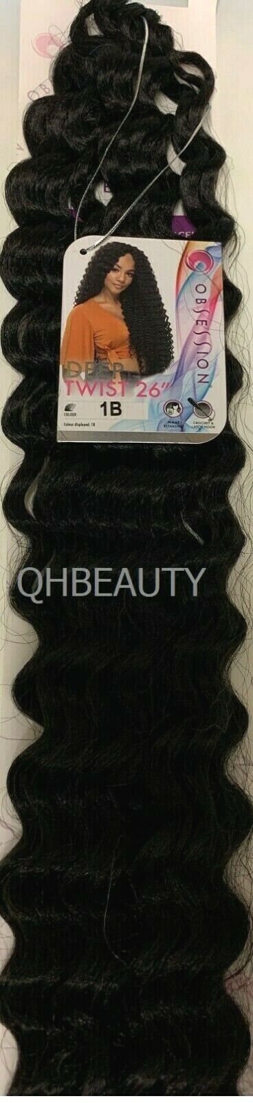 Obsession Synthetic long Curly Crochet Braid Hair Extension - Deep Twist 26 inch