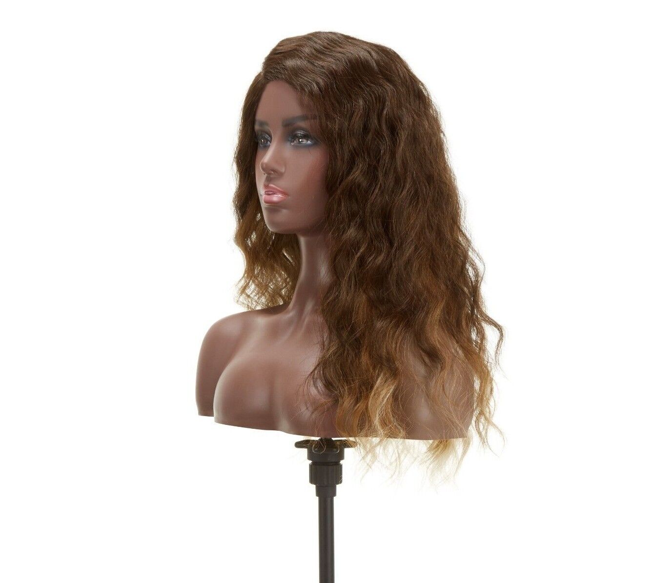 Impression Synthetic Invisible L Part Lace Curly Hair Wig - Alicia