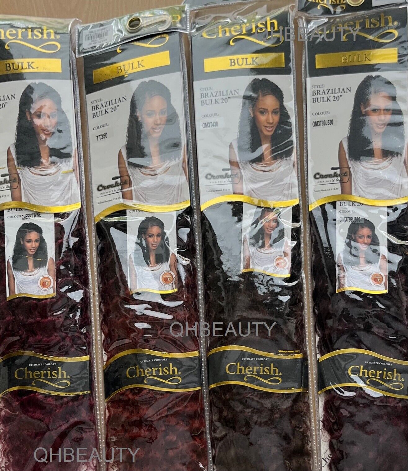 Cherish Synthetic Crochet Braid Curly Hair Extension Style - Brazilian Bulk 20"
